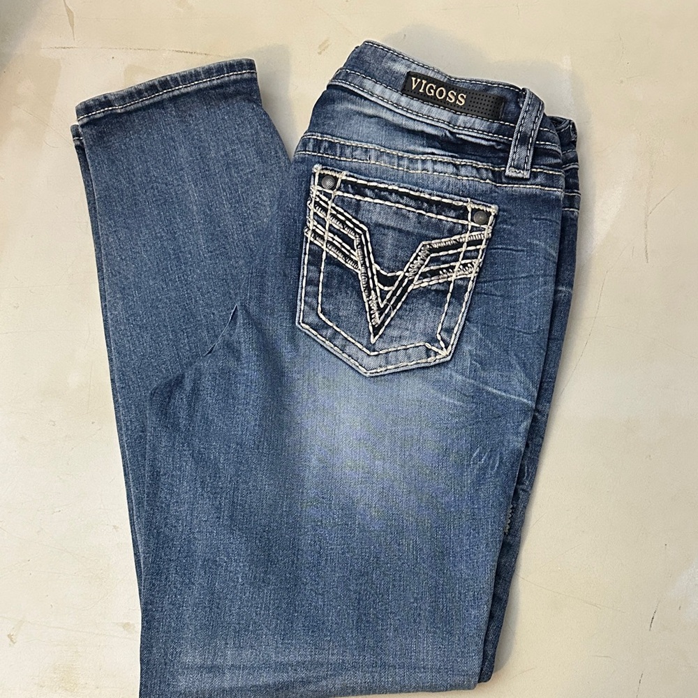 Vigoss Women's Dark Blue Chelsea boyfriend heritage fit